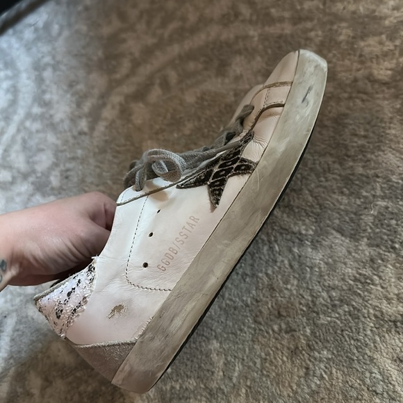 Golden Goose Superstar Sequin Cheetah Sneakers 38 - Picture 3 of 9